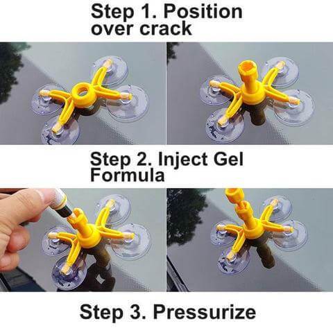 Cracked Glass Repair Kit