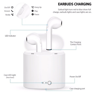 Wireless Bluetooth EarPods With Charging Box (iPhone and Android)