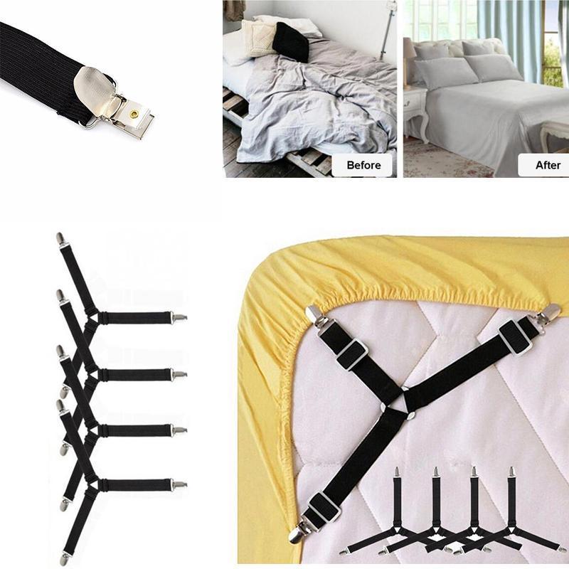 Bed Sheet Fasteners (4 piece)