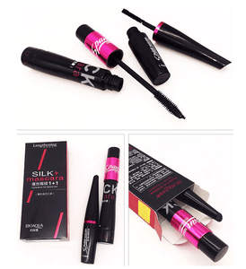 BIOAQUA Brand 2 in 1 false eyelashes + Mascara 3D Fiber Makeup