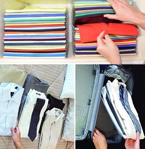Closet Organizer and Shirt Folder | Regular Size, 20-Pack