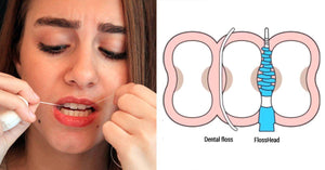 FlossHead - Soft Silicone Interdental Disposable Stick