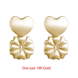 18K Gold Hypoallergenic Support Earring Backs