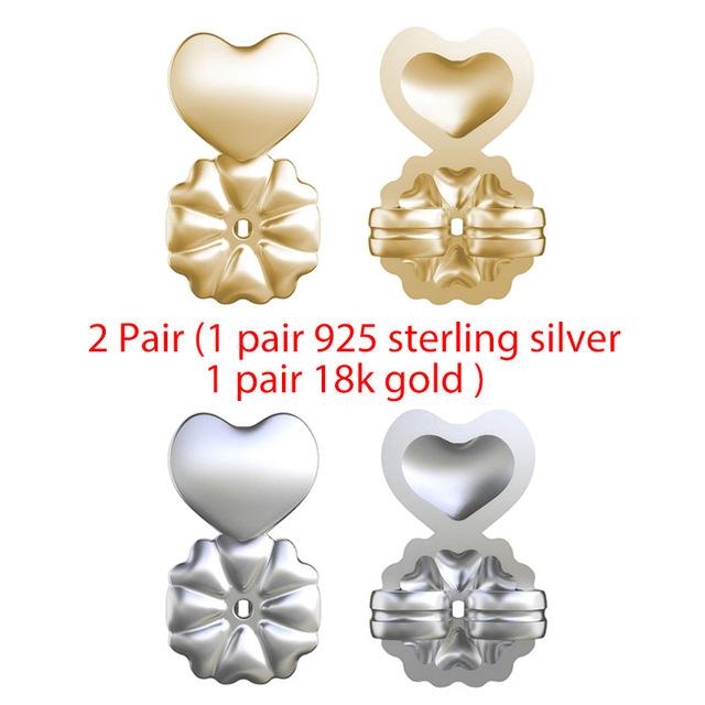 18K Gold Hypoallergenic Support Earring Backs