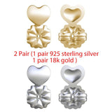 18K Gold Hypoallergenic Support Earring Backs