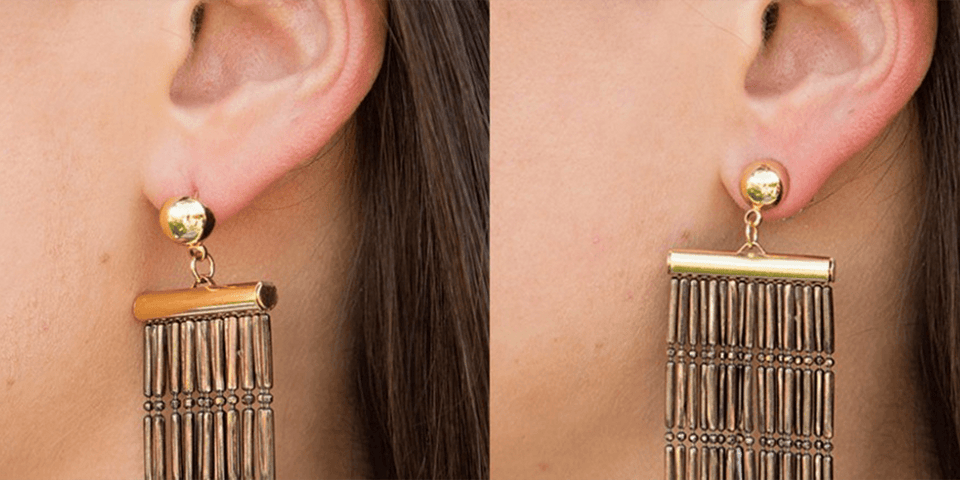 18K Gold Hypoallergenic Support Earring Backs