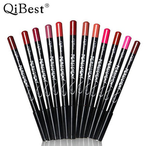 12PCs Waterproof Matte Lip Liners Set