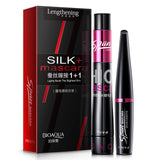 BIOAQUA Brand 2 in 1 false eyelashes + Mascara 3D Fiber Makeup
