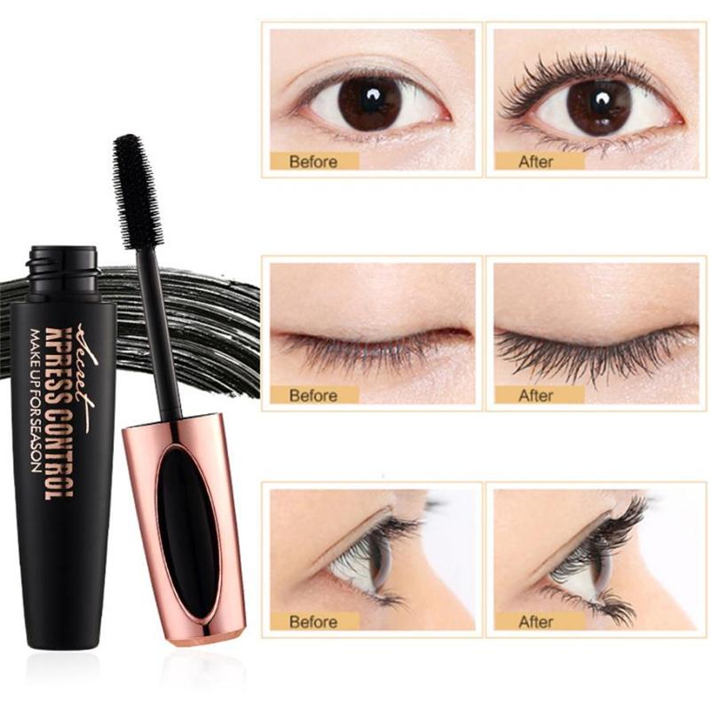 INSANE NEW 4D SILK FIBER INSTANT EYELASH MASCARA 2-IN-1 SET