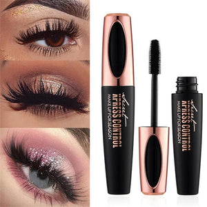 INSANE NEW 4D SILK FIBER INSTANT EYELASH MASCARA 2-IN-1 SET