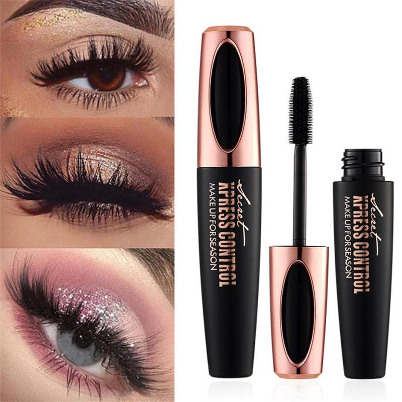 INSANE NEW 4D SILK FIBER INSTANT EYELASH MASCARA 2-IN-1 SET